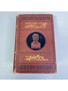 1883 A History Of Greece Vol. 2 By T.T Timayenis Hardcover Book US
